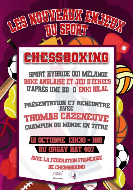 Le chessboxing, un sport à part entière entre boxe et échecs, est de  retour à Paris