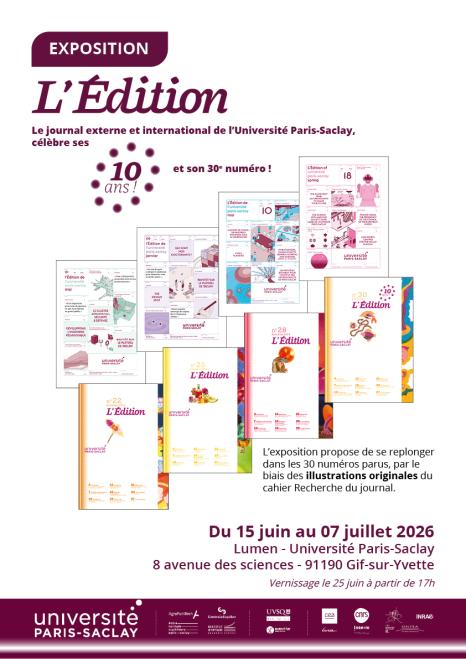 Affiche de l'exposition des 10 ans de L'Edition