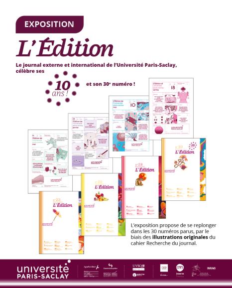 Affiche de l'exposition des 10 ans de L'Edition