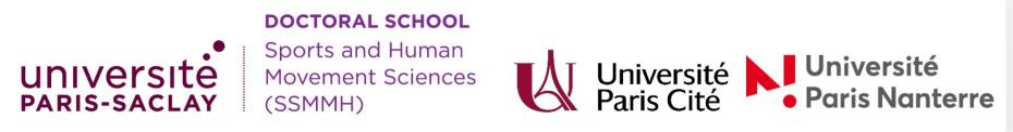 Sports and Human Movement Sciences | Université Paris-Saclay