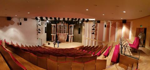 The 250-seats amphitheater of the Cité de la Musique in Paris. Credits Opera Sound & Space