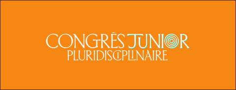 Bannière affichant "Congrès Junior Pluridisciplinaire"