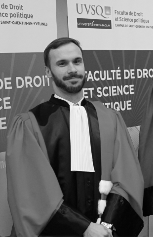Photographie Thibault Barbieux DA Relations Internationales au sein de la GS Droit