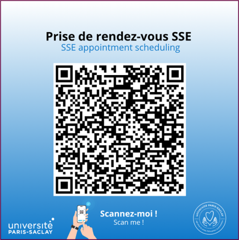 QR code à scanner pour prise de rendez-vous SSE 