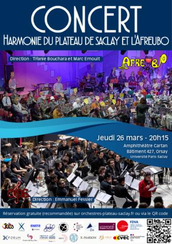 L'harmonie du plateau de Saclay et l'AFREUBO en concert unique