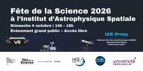Fête de la Science à l'Institut d'Astrophysique Spatiale - Université Paris-Saclay