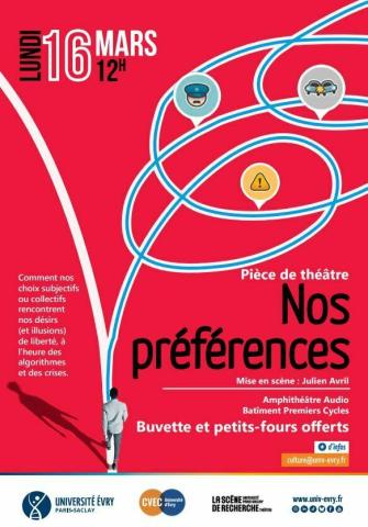 « Nos préférences » – Une pièce entre économie et théâtre