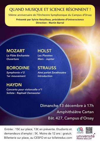 L'orchestre du campus d'Orsay fête ses 50ans: quand musique et science résonnent!