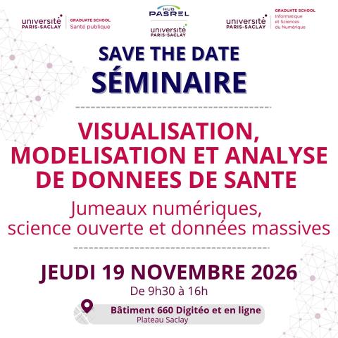 Séminaire - Visualisation, modélisation et analyse de données de santé