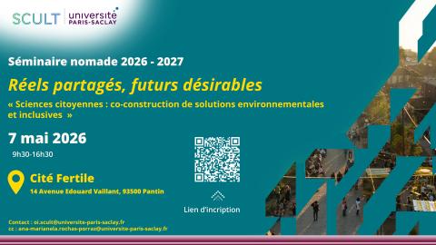 Réels partagés, futurs désirables : « Sciences citoyennes : co-construction de solutions environnementales et inclusives  »