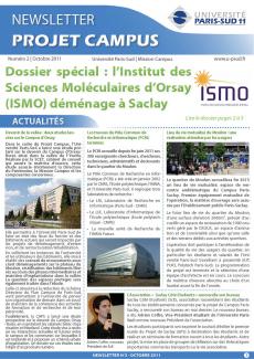 Une de la Newsletter Projet Campus n° 2