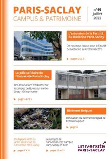 Une de la newsletter campus et patrimoine 49