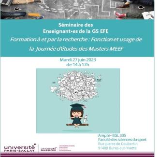 Séminaire Enseignant•es GS EFE (27 juin 2023)