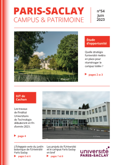 Une du numéro 54 de la newsletter Campus et Patrimoine