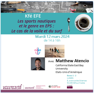 Kfé EFE (12 mars 24), Atencio Matthew (Cal East Bay University, USA)