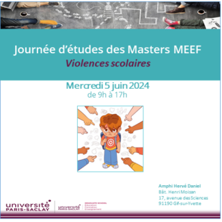 JE Master MEEF (5 juin 24) Violences scolaires
