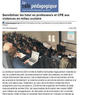 Imine Y, Le café pédagogique