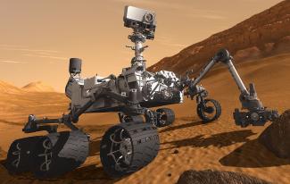 Rover Curiosity sur Mars
