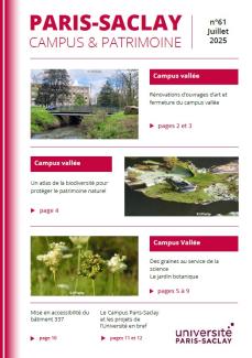 Une de la newsletter Campus & Patrimoine 61 - juillet 2025