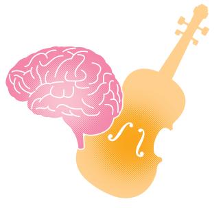 Un cerveau et un violon