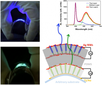 Flexible devices based on nanowire / polymer membranes