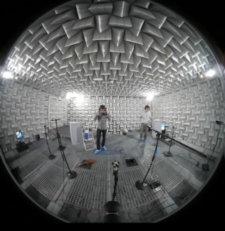 An anechoic chamber